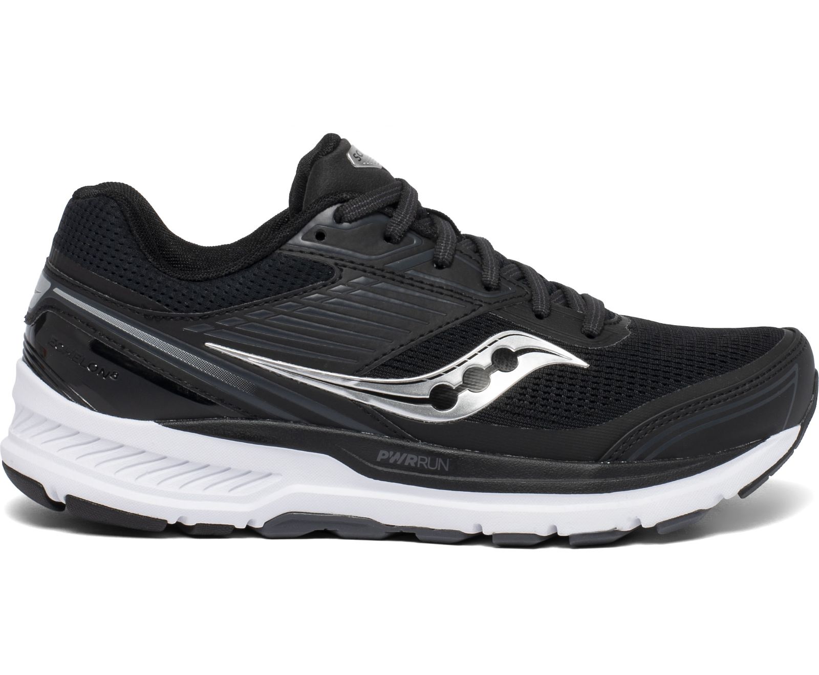 Saucony Echelon 8 Wide Women\'s Running Shoes Black / White | AU 105QMAZ